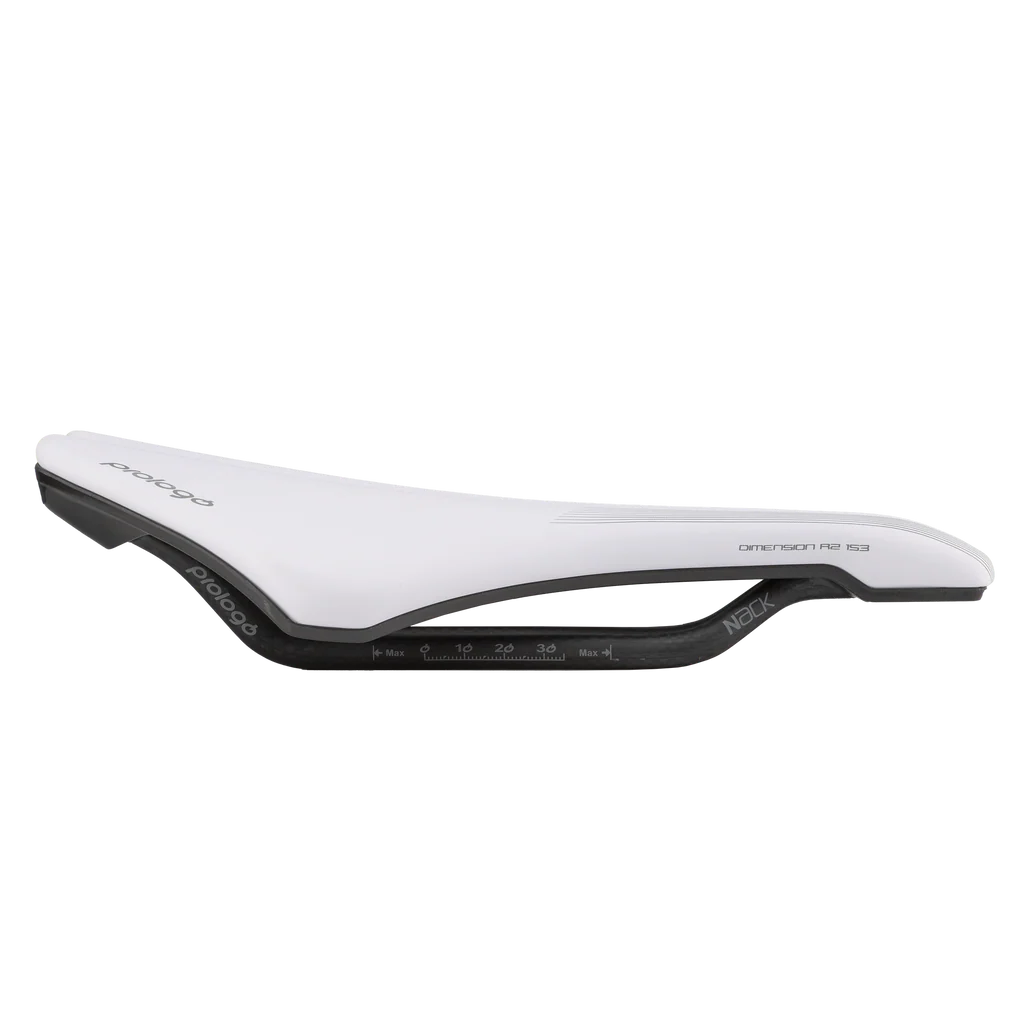 Zadel PROLOGO DIMENSION R2 153mm Rails Nack Wit