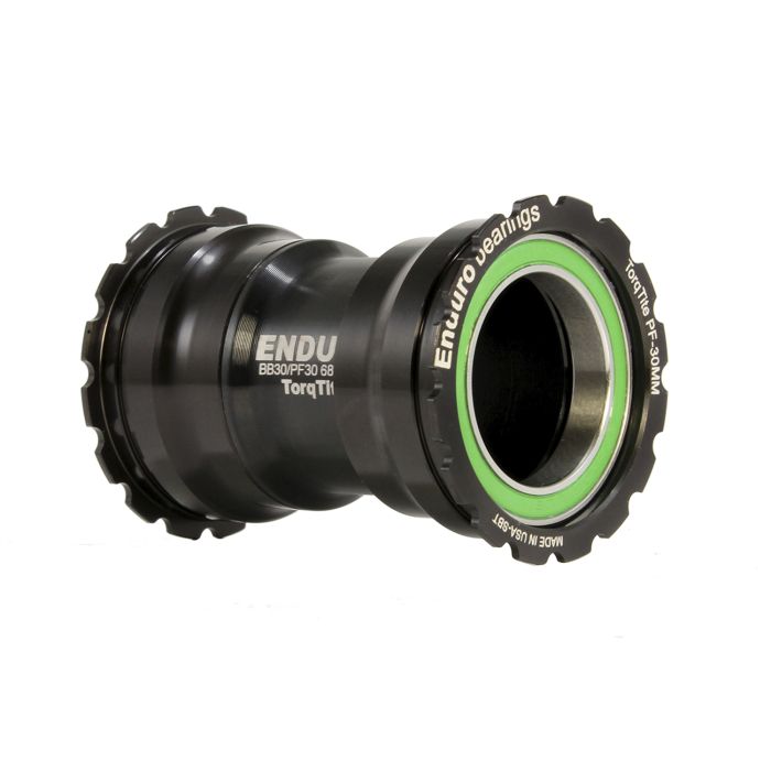 ENDURO LAGERS TorqTite PF30 trapas 30mm as (smal) Roestvrij staal Zwart