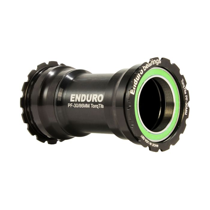 ENDURO LAGERS TorqTite BB386 Trapas 30mm as Roestvrij Staal Zwart