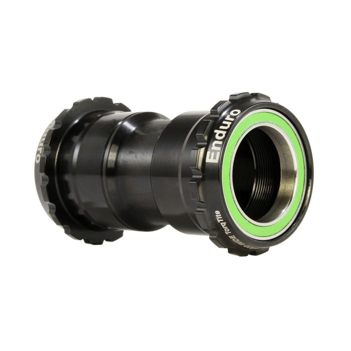 ENDURO LAGERS TorqTite PF30 trapas DUB as Roestvrijstalen lagers Zwart