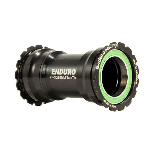 ENDURO LAGERS TorqTite BB386 trapas DUB As Roestvrij Staal Zwart