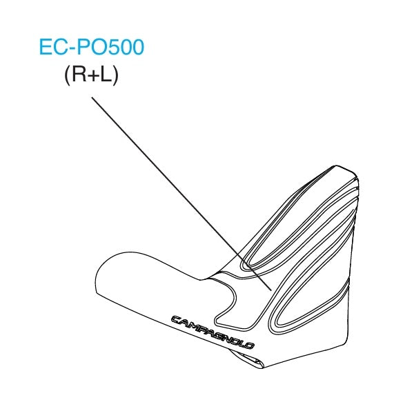 Cocottes Covers CAMPAGNOLO POTENZA 2017 CENTAUR 2018 POWER-SHIFT 11V ZWART