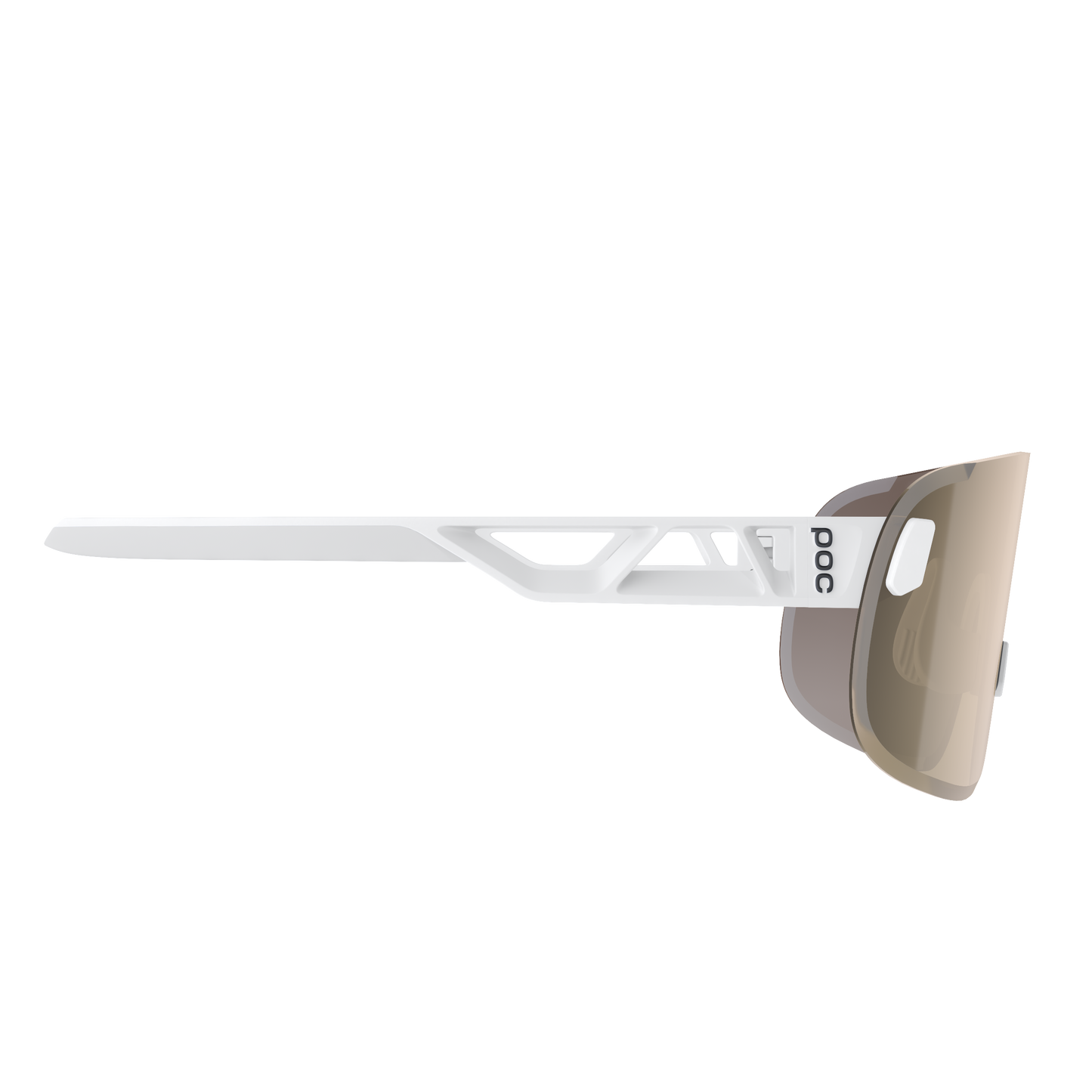 POC ELICIT Bril + White Clarity Trail Deels zonnig zilverglas