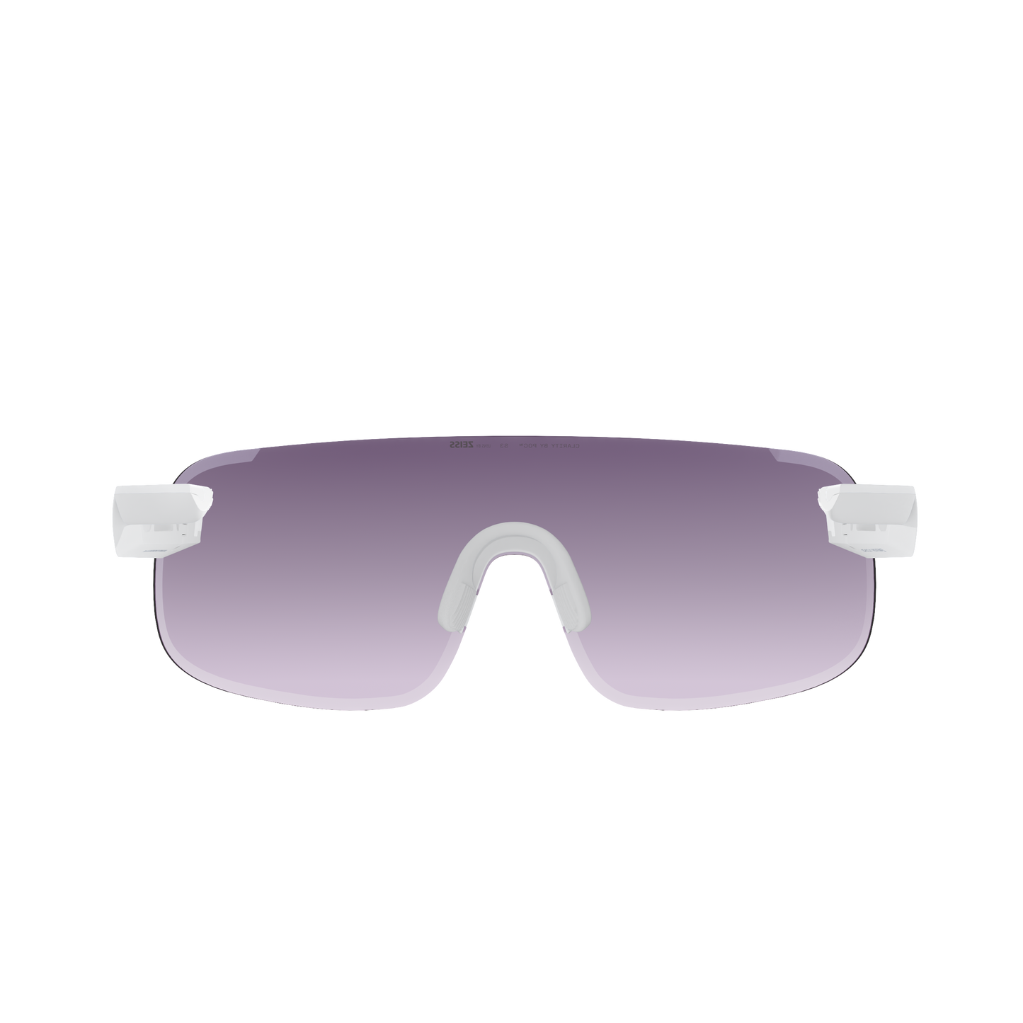 POC ELICIT White Bril Clarity Road Zonnig Zilverglas