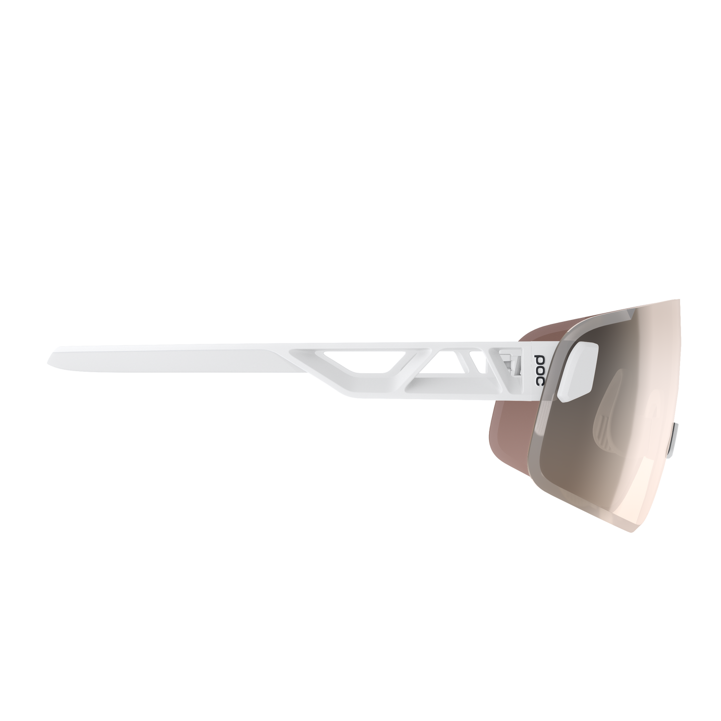 POC ELICIT TORIC Bril White Clarity Trail Deels zonnig Zilverglas