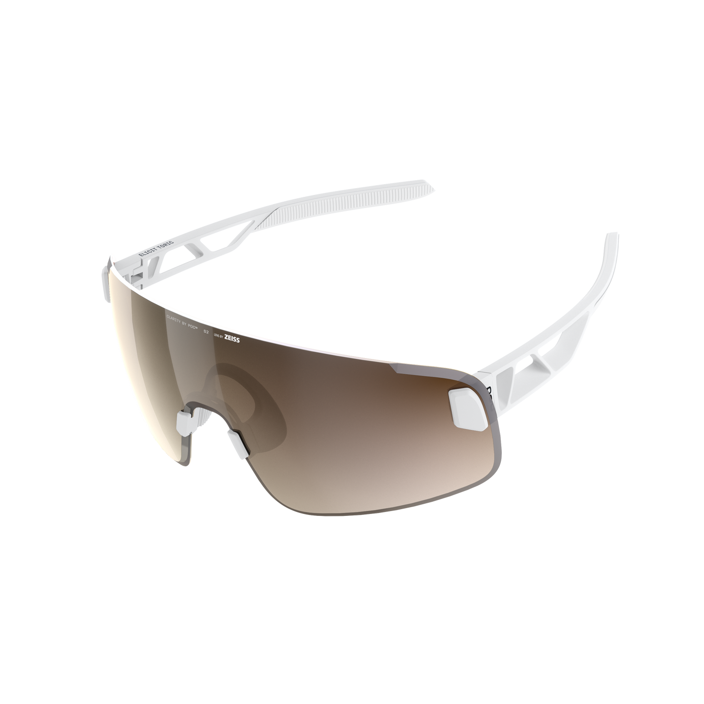 POC ELICIT TORIC Bril White Clarity Trail Deels zonnig Zilverglas