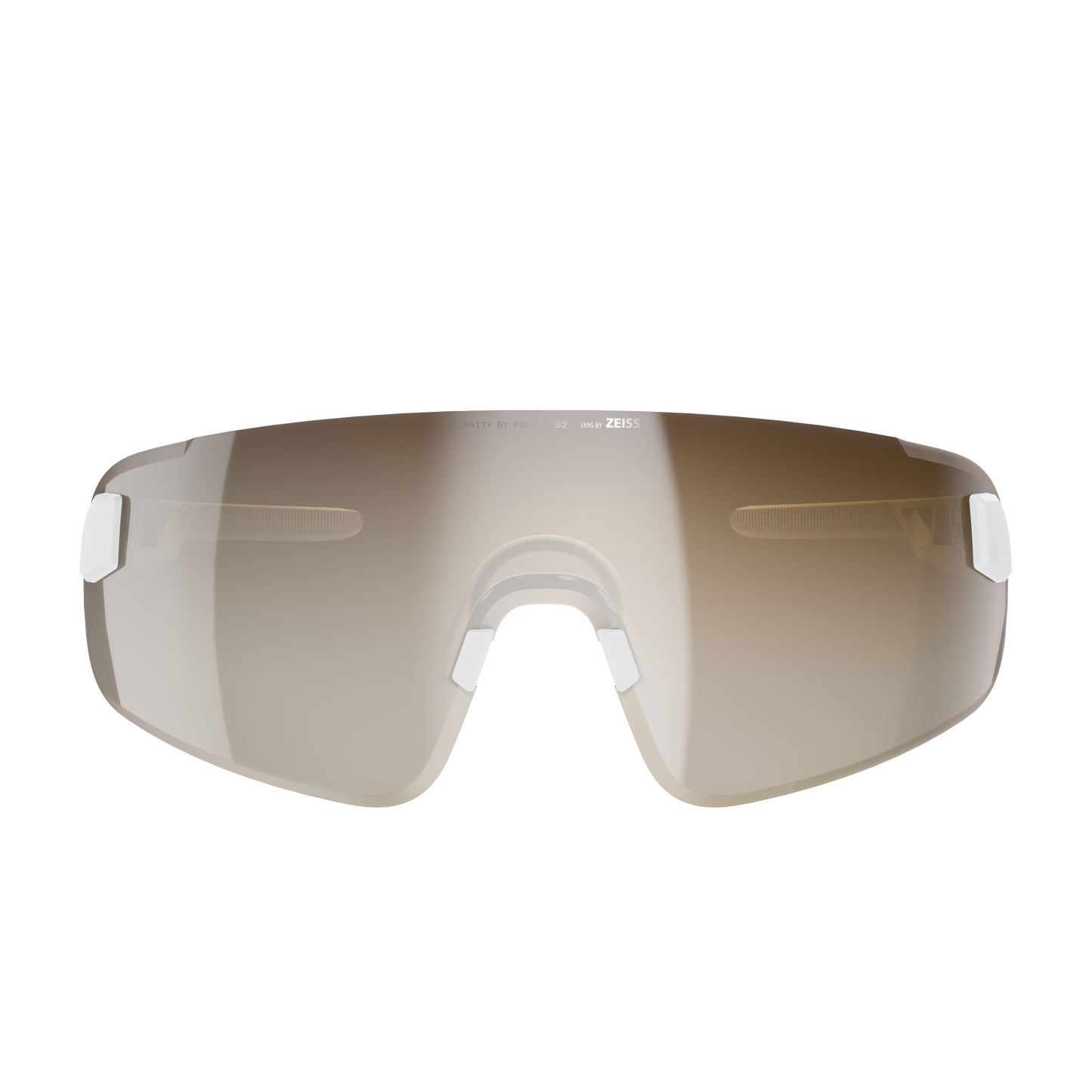 POC ELICIT TORIC Bril White Clarity Trail Deels zonnig Zilverglas