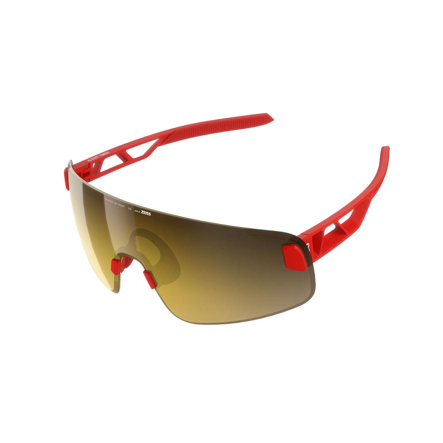 POC ELICIT TORIC Bril Red Clarity Road Deels zonnig Gouden lens
