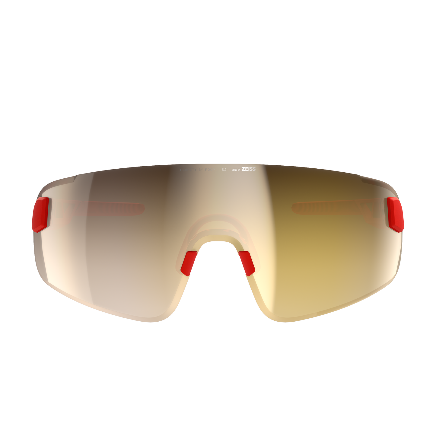 POC ELICIT TORIC Bril Red Clarity Road Deels zonnig Gouden lens