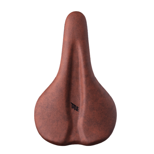Zadel Title ES1 Enduro bruin, maat M 145 mm