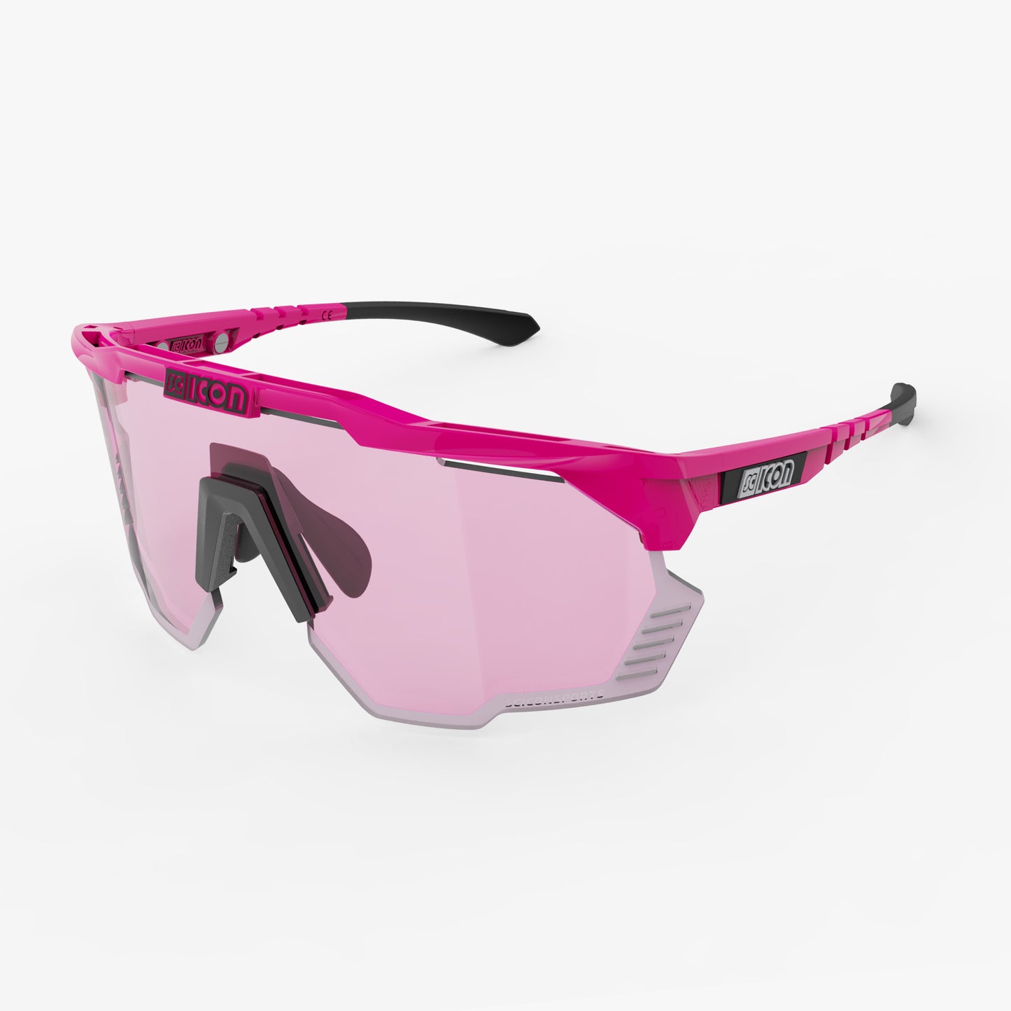 Zonnebril SCICON AEROSHADE KUNKEN Fluo Roze Multimirror Blauw