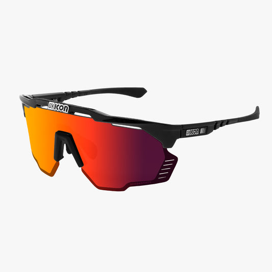 Stofbril SCICON AEROSHADE KUNKEN Zwart Multimirror Rood