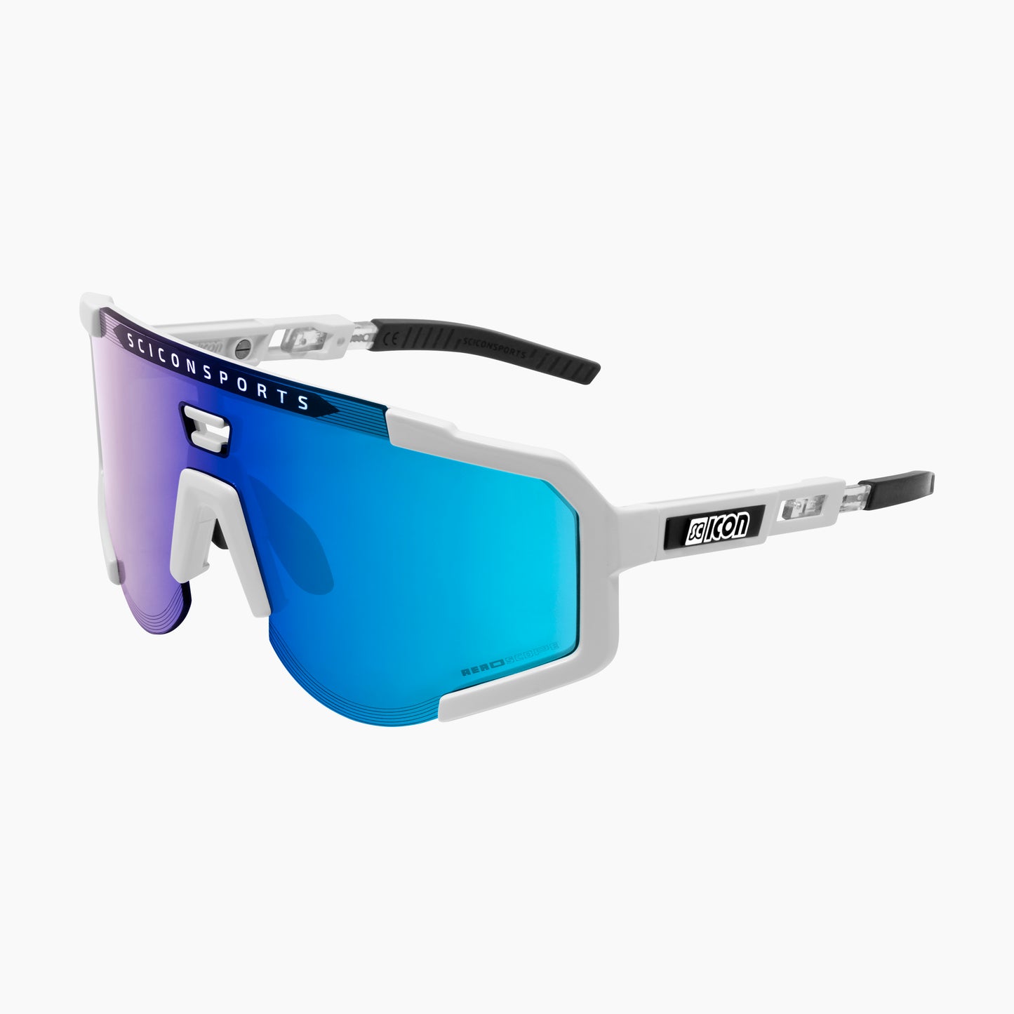 Bril SCICON AEROSCOPE Wit Multimirror Blauw