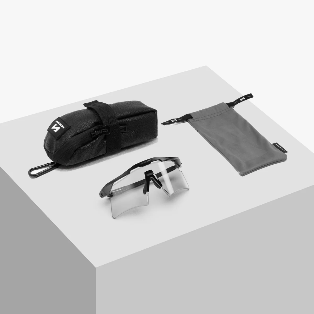 SCICON AEROSHADE 2.0 TITANIUM Matzwarte Grijze Photochromische glazen