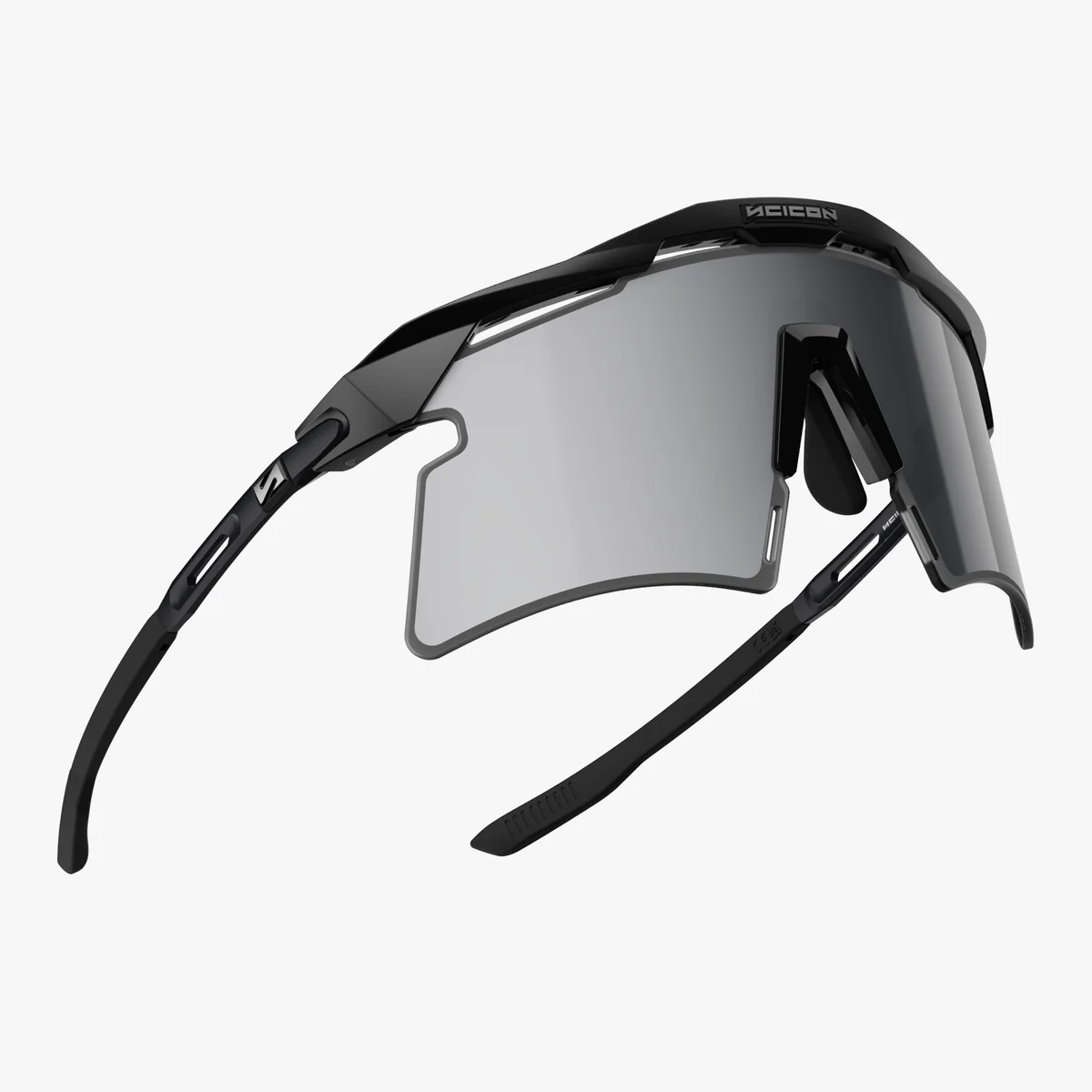 SCICON AEROSHADE 2.0 TITANIUM Matzwarte multimirrorbril Zilver + Roze lens