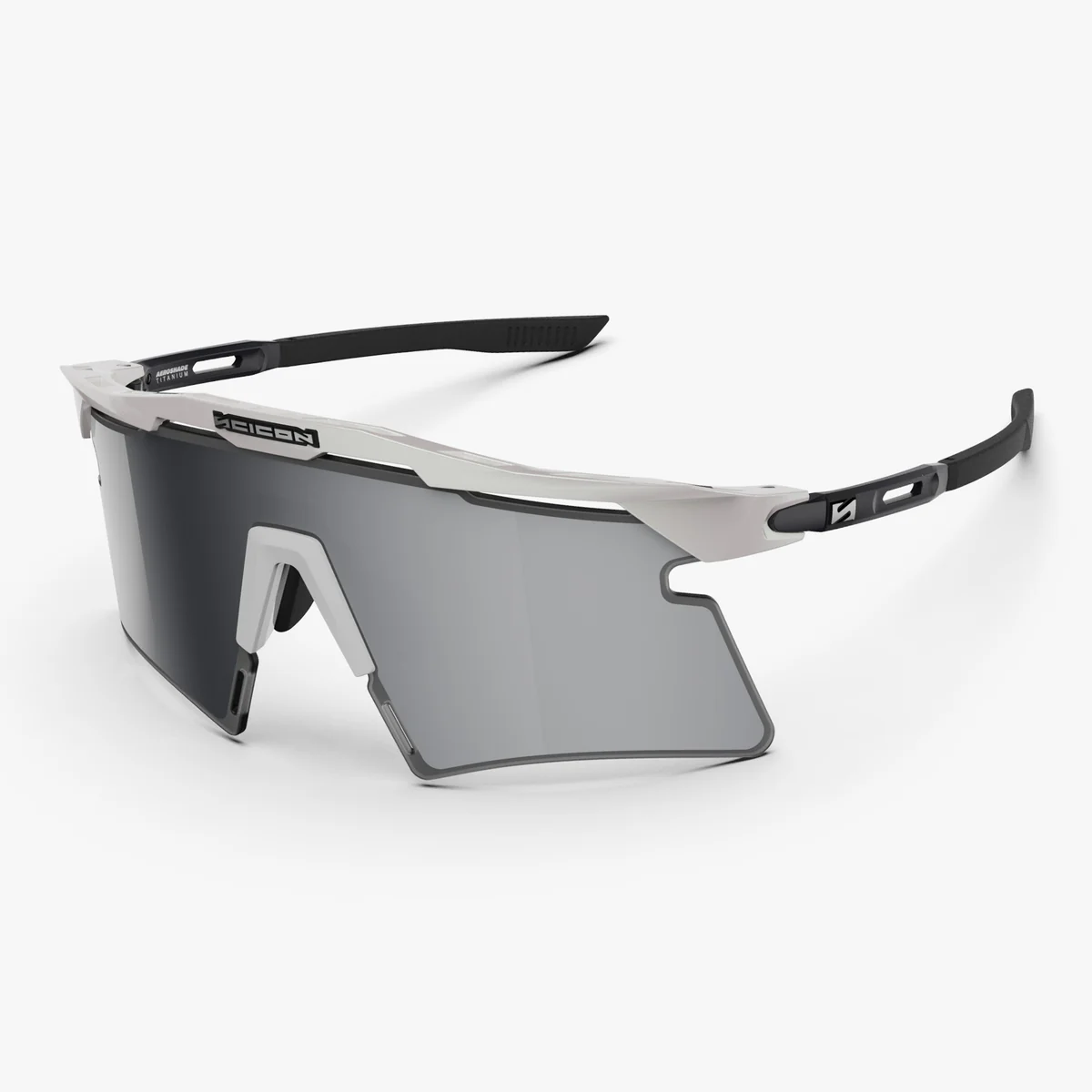 SCICON AEROSHADE 2.0 TITANIUM Wit Metaal Multimirror Zilver + Roze Bril