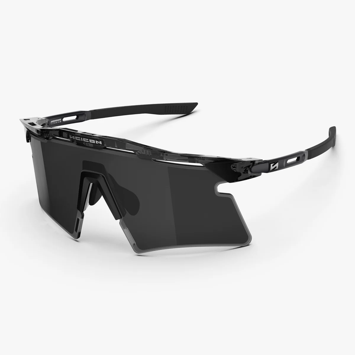 Bril SCICON AEROSHADE 2.0 TITANIUM Zwart Kristalglansglas Rookzwart + Roze