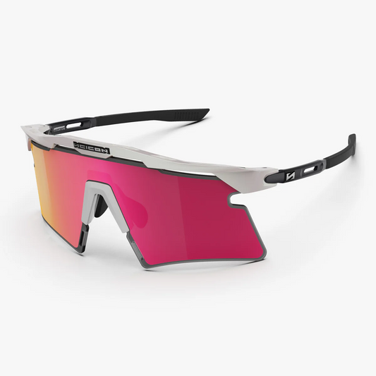 SCICON AEROSHADE 2.0 TITANIUM Wit Metaal Multimirror Zonnebril + Roze Bril