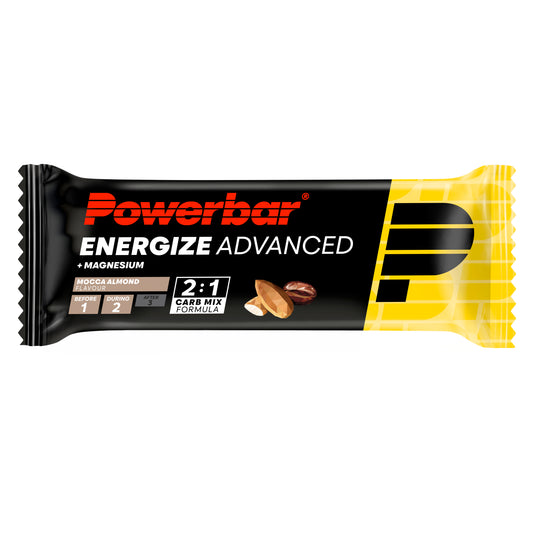 POWERBAR ENERGIZE ADVANCED Energiereep (55g) Amandel Mocca