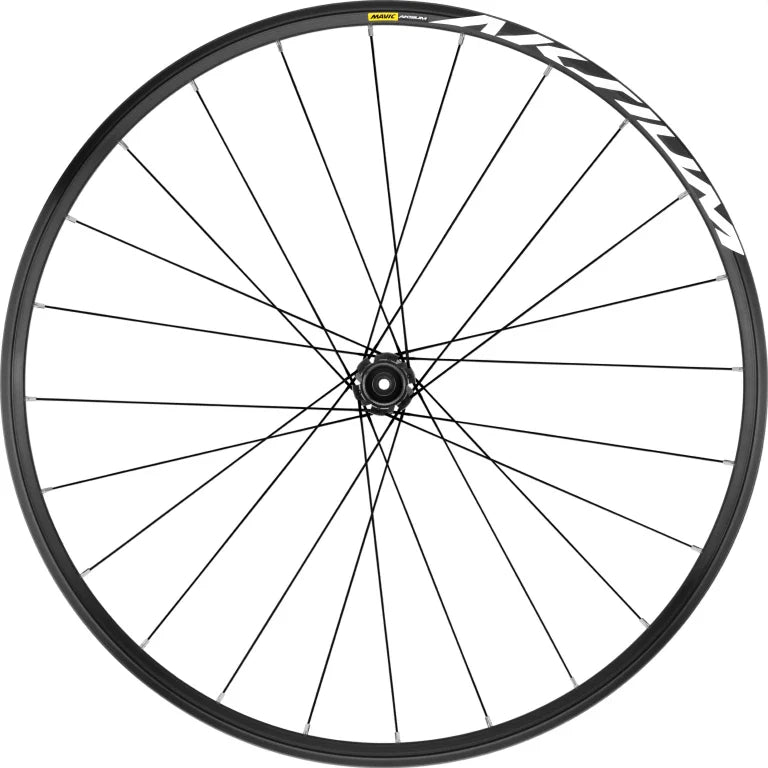 Paar MAVIC AKSIUM DISC wielen met banden (middenslot)