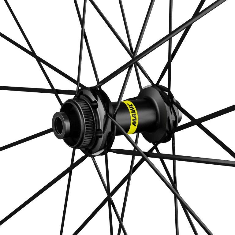 Paar MAVIC KSYRIUM SL DISC wielen met banden (Center Lock)