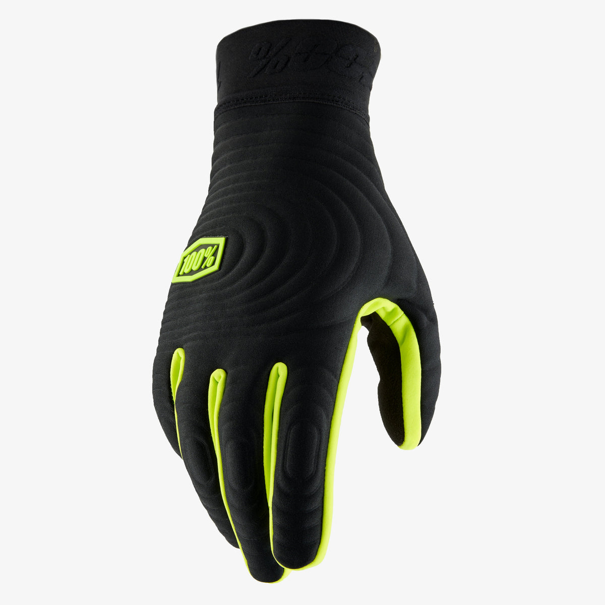 Handschoenen 100% BRISKER XTREME Zwart/Geel