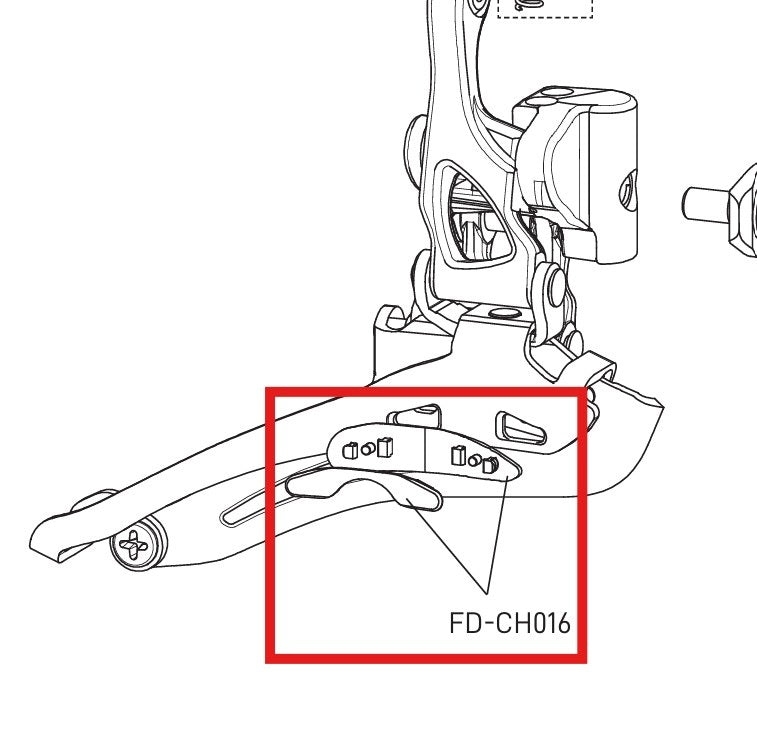 Voorderailleur voorvork CAMPAGNOLO CHORUS / CENTAUR / POTENZA 11V
