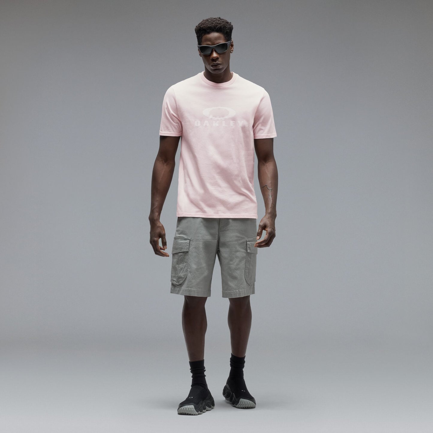 OAKLEY O BARK 2.0 verschoten roze T-shirt