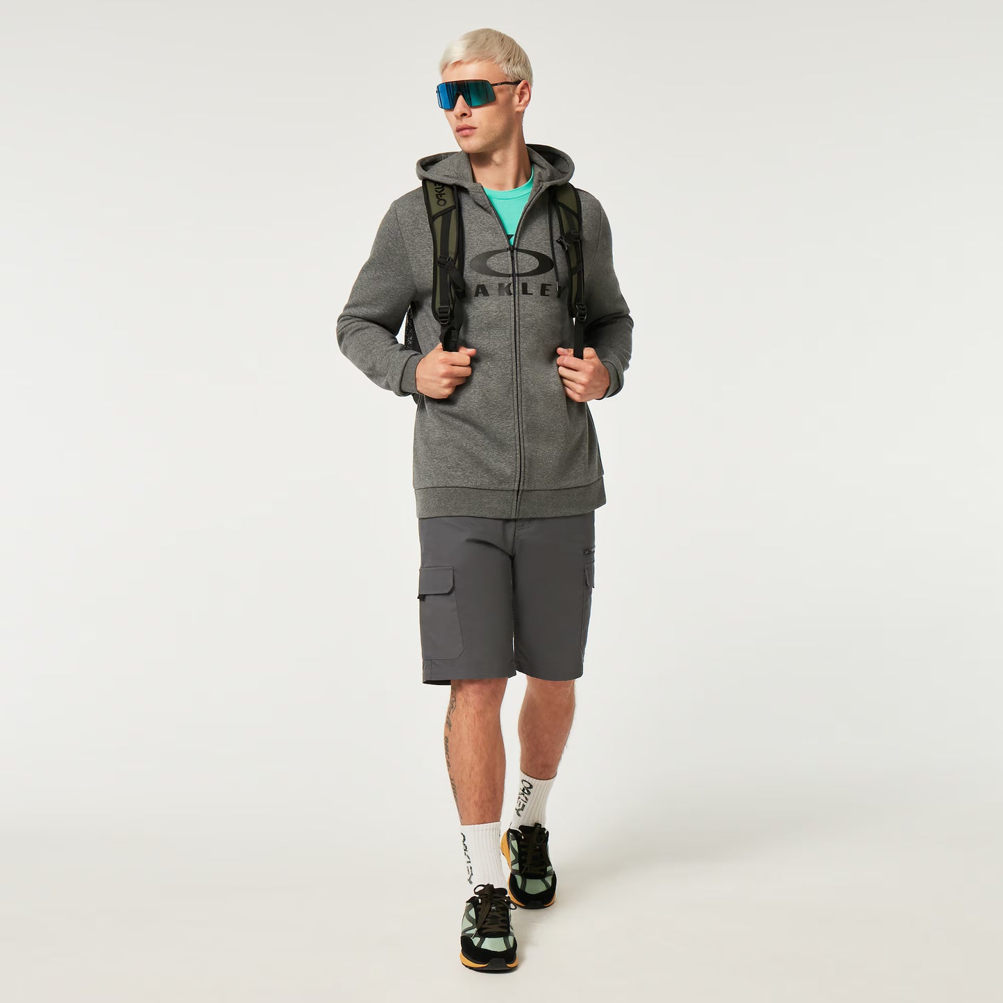 Hoodie OAKLEY BARK FZ HOODIE 2.0 Nieuw Athletic Grijs