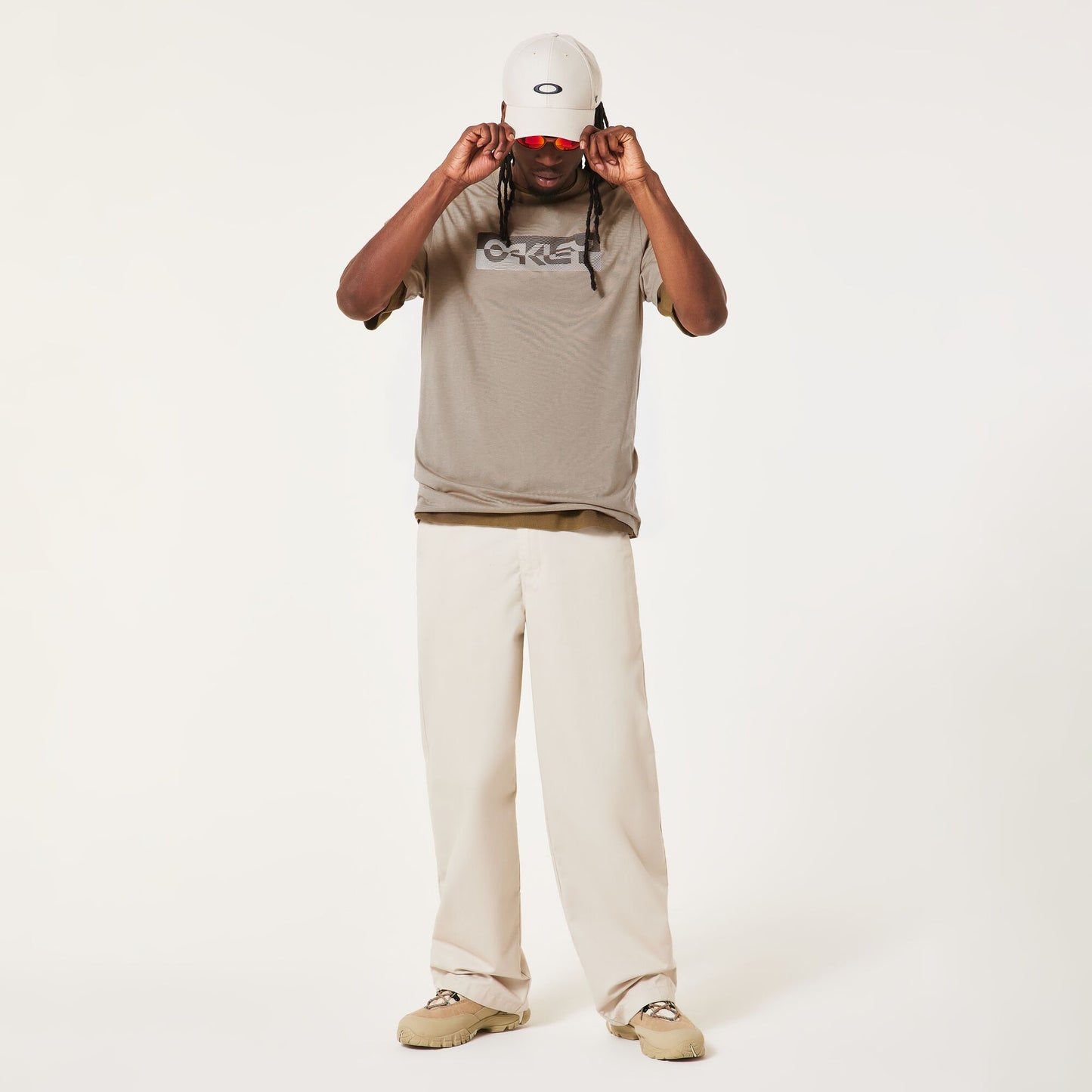 OAKLEY DUALITY B1B Beige Kiezel T-shirt