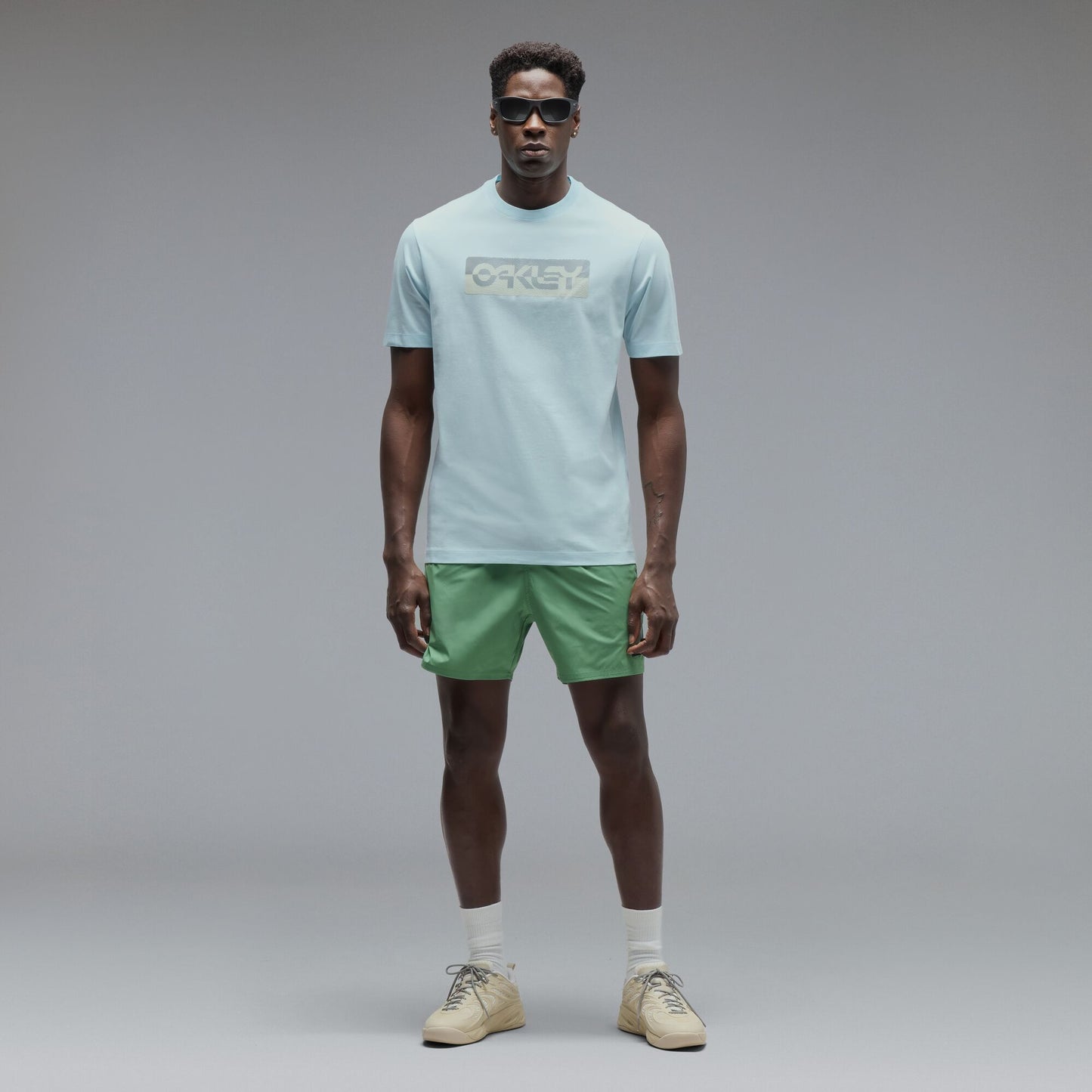 OAKLEY DUALITY B1B Frost Blauw T-Shirt