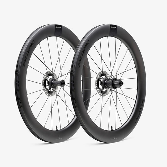 SCOPE Race All Road R6.A Tubeless Ready (Centerlock) Wielset Zwart