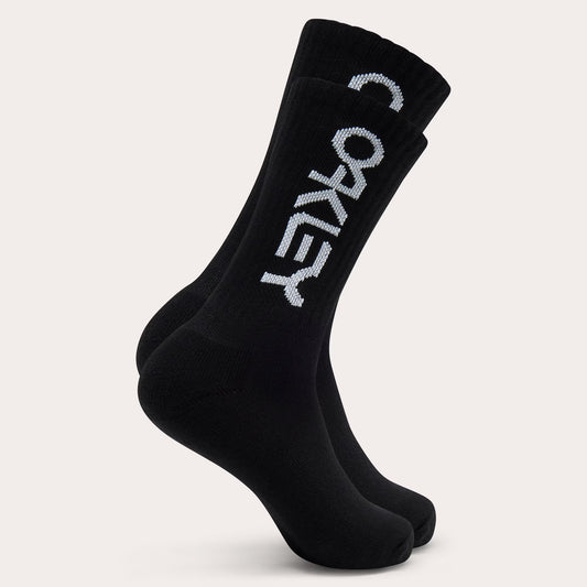 OAKLEY B1B SOCKS 2.0 Zwart/Wit (x3 paar)