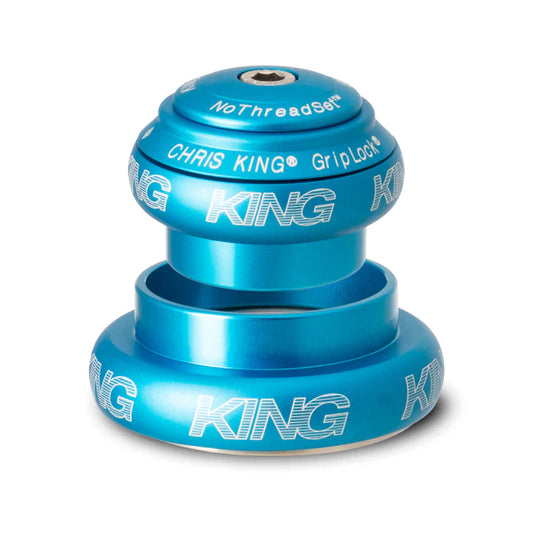 Extern balhoofd CHRIS KING NOTHREADSET 1"1/8-1.5" EC34/EC44 Turquoise