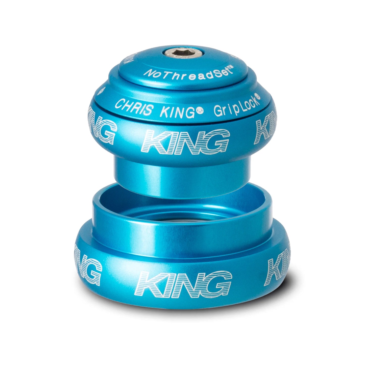 CHRIS KING NOTHREADSET 1" EC30 Turquoise Externe Balhoofdset