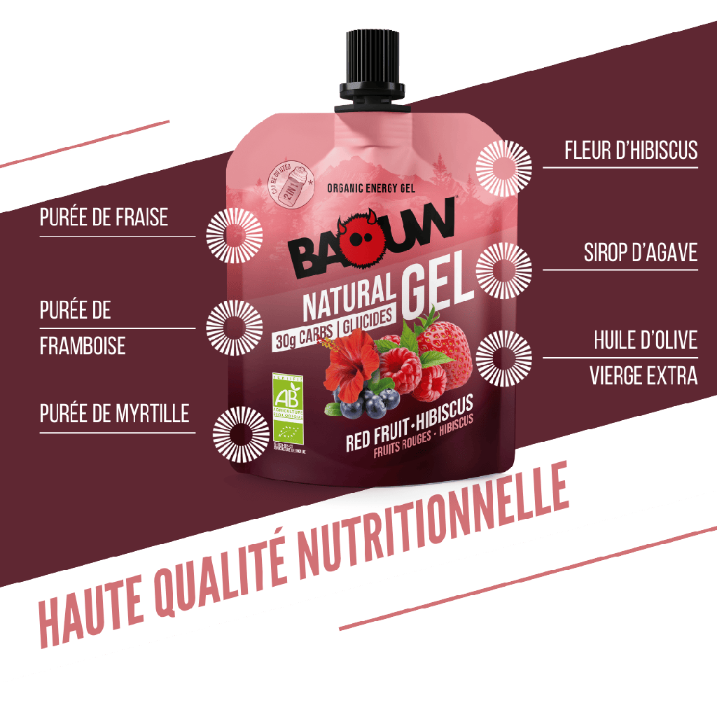 BAOUW Bio Energiegel Rode Vruchten-Hibiscus (85g)