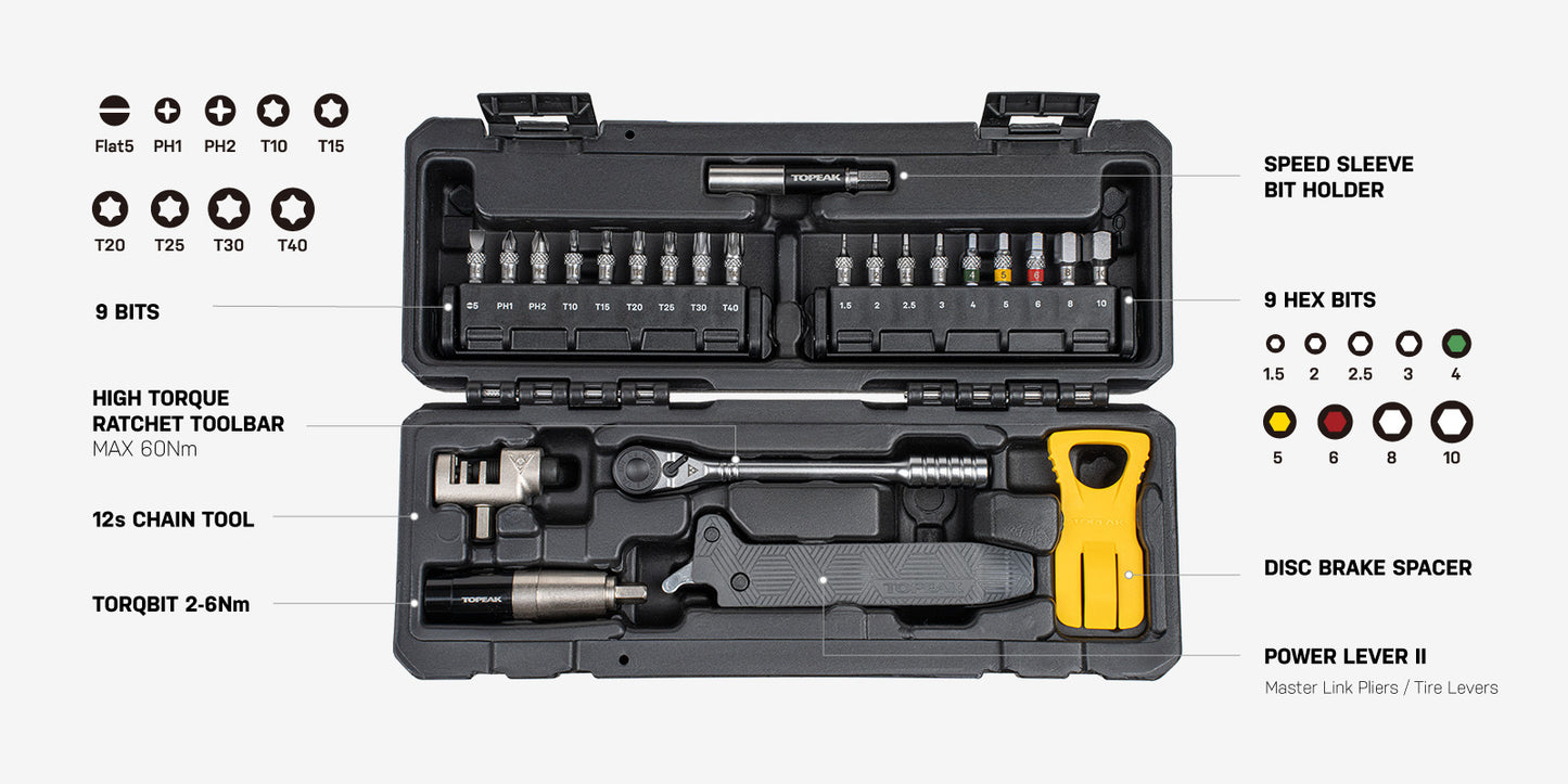 Gereedschapskist TOPEAK ESSENTIEL (24 Stuks)