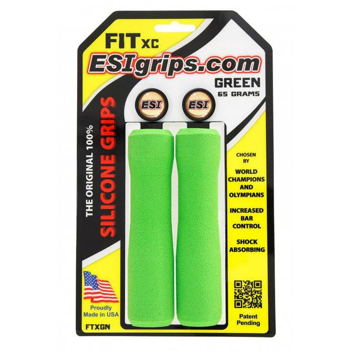 ESI FIT XC handvatten (EXTRA CHUNKY/CHUNKY COMBO) 130 mm Groen