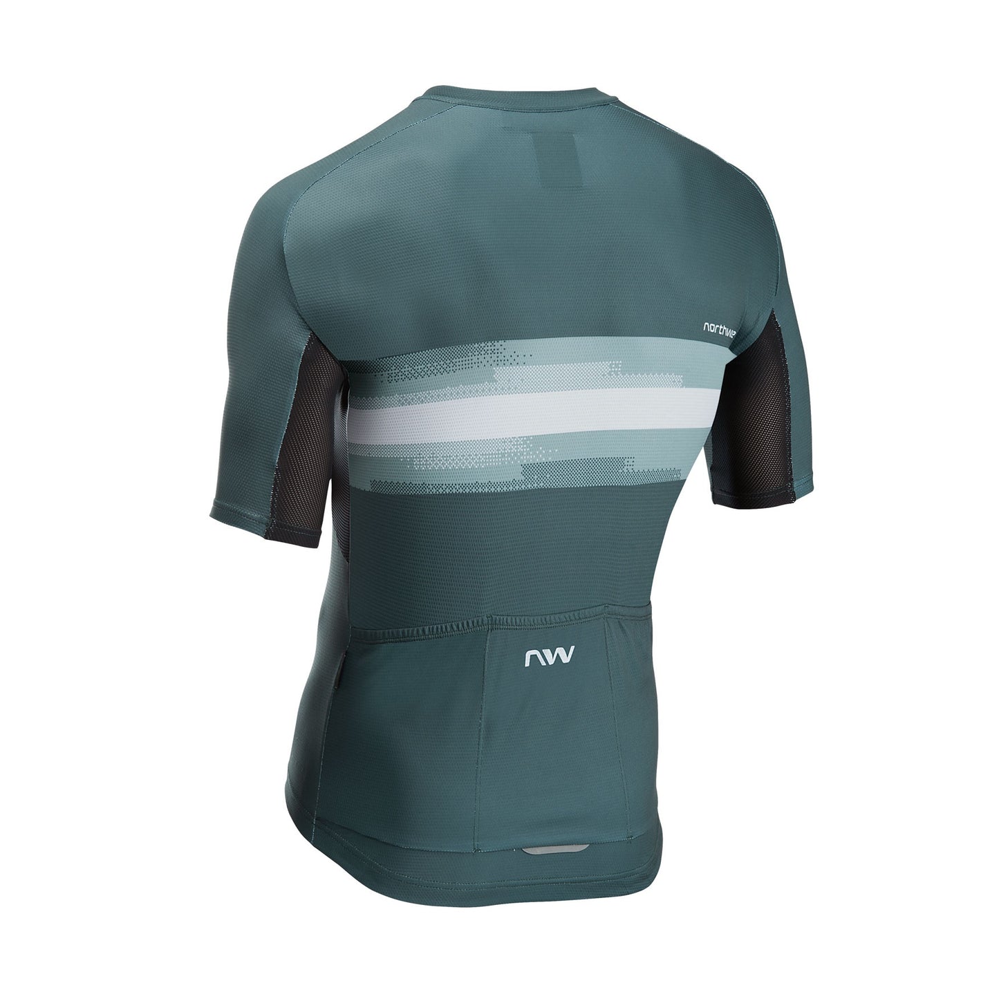 NORTHWAVE FORCE EVO Korte Mouw Jersey Saliegroen/Grijs