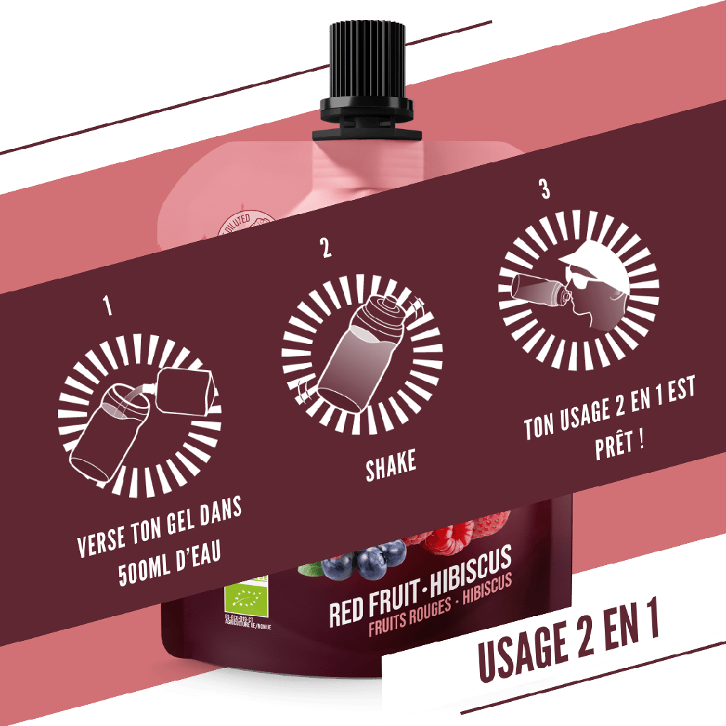 BAOUW Bio Energiegel Rode Vruchten-Hibiscus (85g)