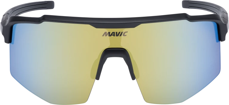 MAVIC MVS SHIELD Bril Zwart Goud/Blauw Lens