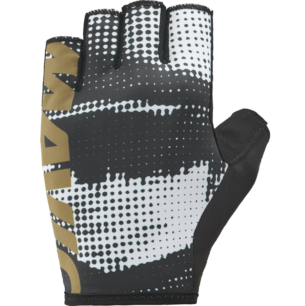 MAVIC ESSENTIAL PADDED GRAPHIC Korte Handschoenen Zwart/Wit