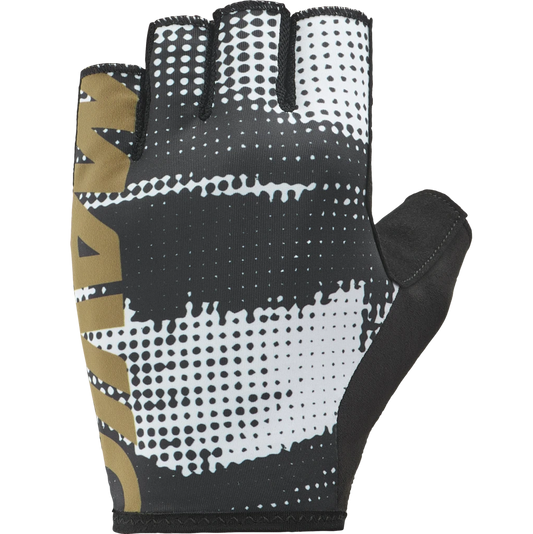 MAVIC ESSENTIAL PADDED GRAPHIC Korte Handschoenen Zwart/Wit