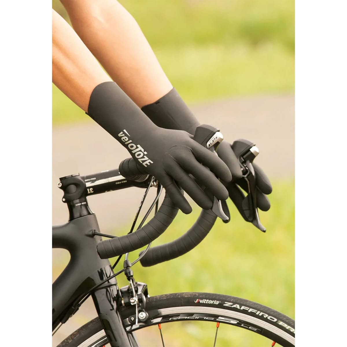 VELOTOZE NEOPRENE Handschoenen Zwart/Wit