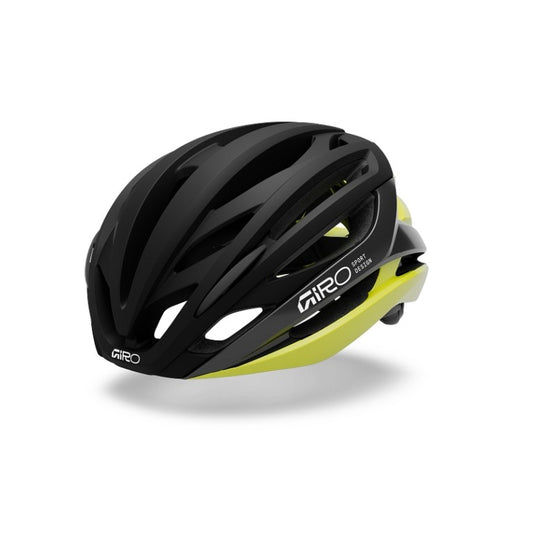 GIRO SYNTAX MIPS Road Helm Zwart/Geel Hi Viz