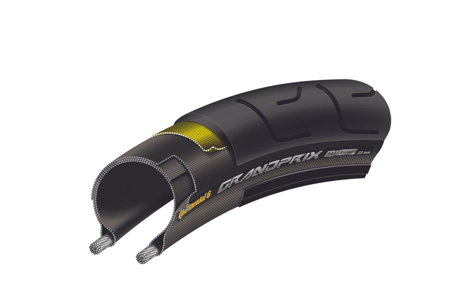 CONTINENTAL GRAND PRIX 700x28c TubeType Zwart band