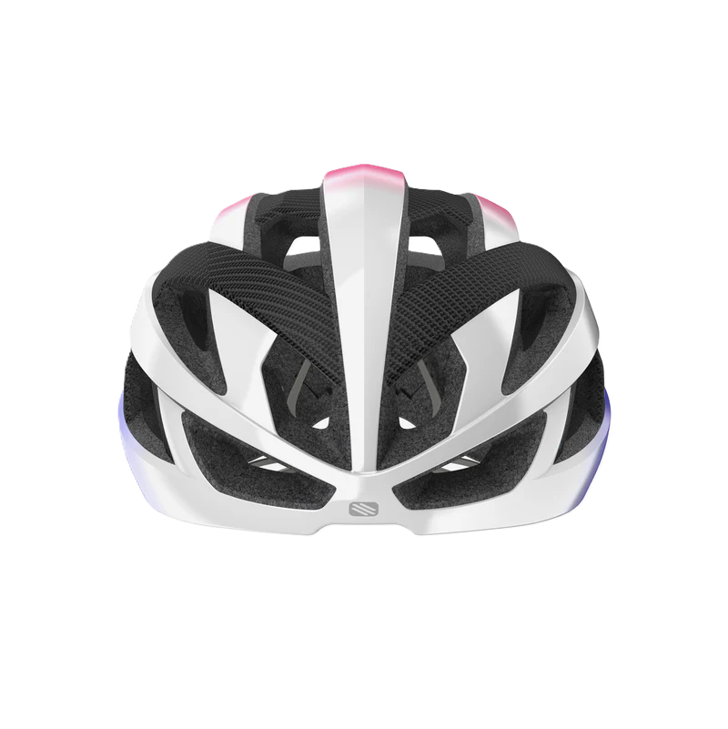 RUDY PROJECT REBEL CARBON Road Helm Wit/Paars/Roze