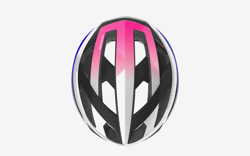 RUDY PROJECT REBEL CARBON Road Helm Wit/Paars/Roze