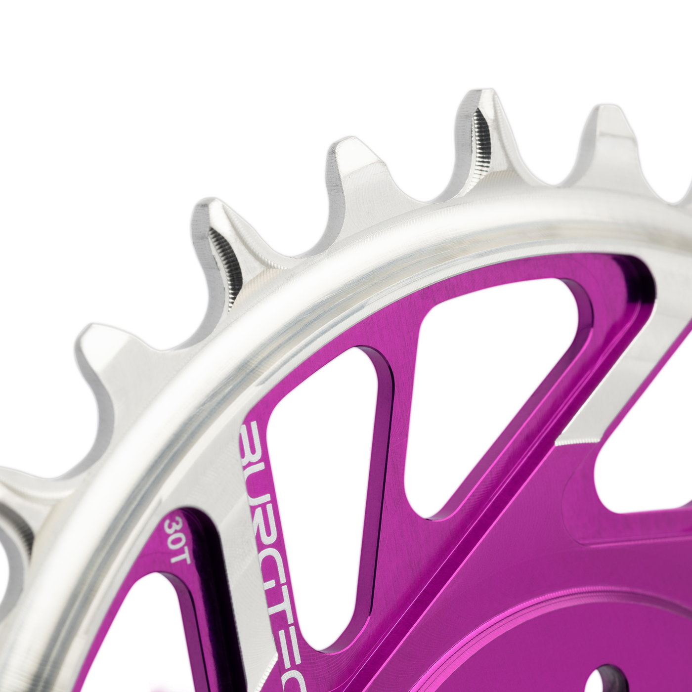 Plateau Mono BURGTEC DIK DIK 12V BOOST Directe montage 8 Vis T-Type Smal Breed Offset 3mm Violet