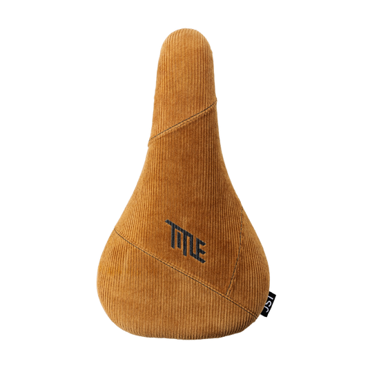 Zadel Title JS1 bruin Corduroy, bovenaanzicht